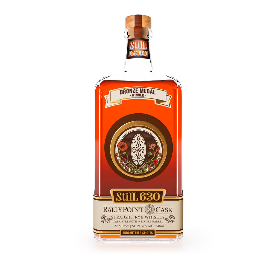 RallyPoint O Cask - Cask Strength Straight Rye Whiskey 750mL