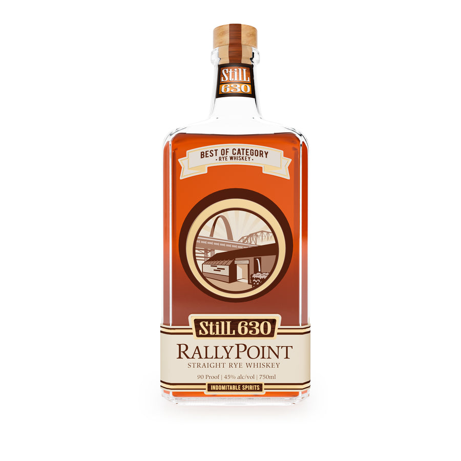 RallyPoint Straight Rye Whiskey 750mL