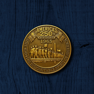 1963 (AUG) Indomitable Spirit of America 250th Birthday Bourbon - Limited Edition