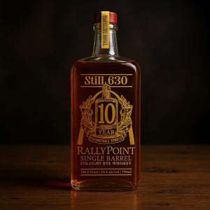 10 YEAR RallyPoint Straight Rye Whiskey 750mL
