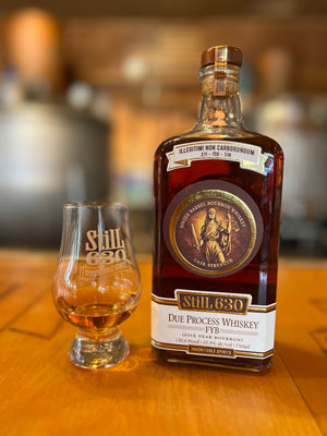 Due Process Whiskey (Five Year Bourbon) - Cask Strength Missouri Straight Bourbon Whiskey