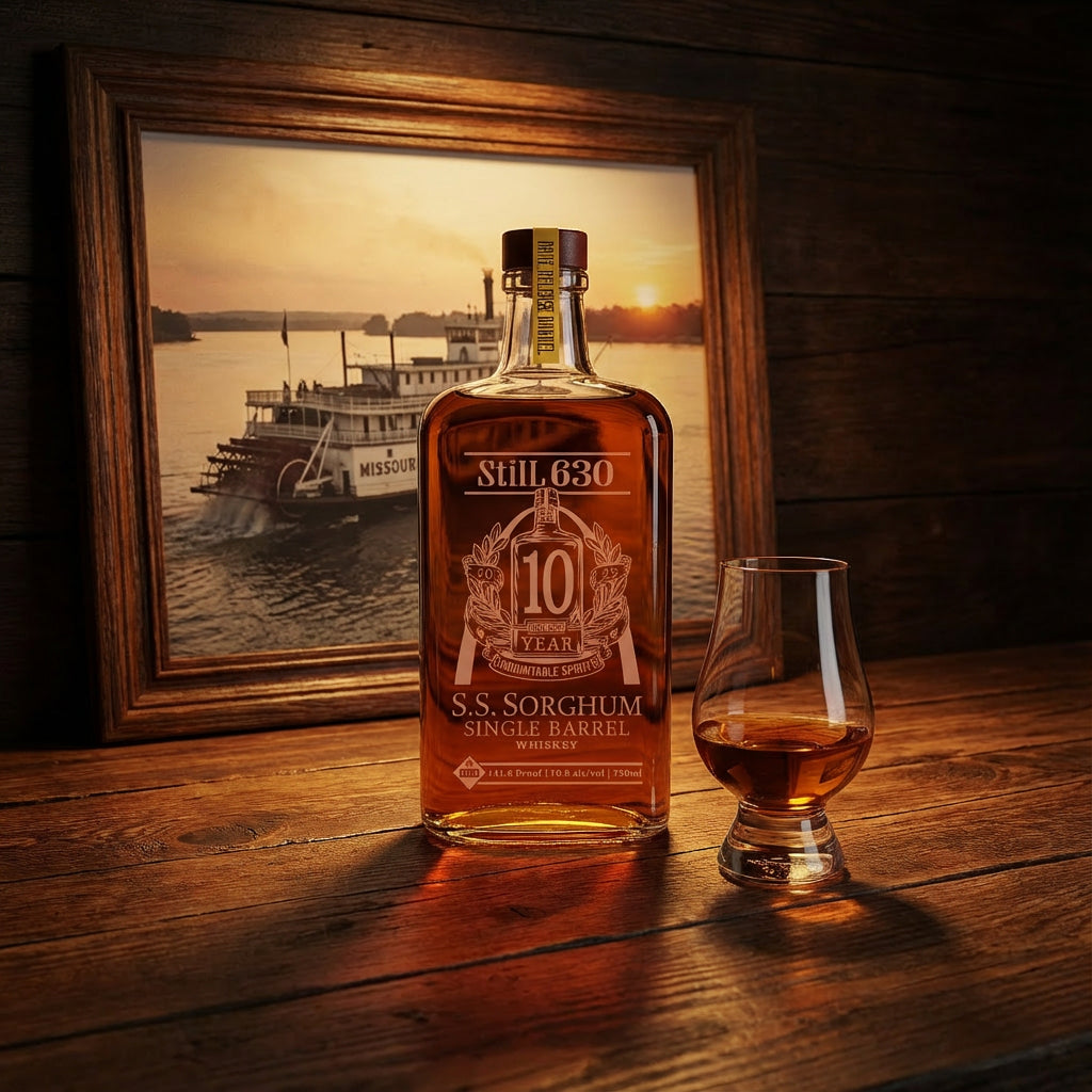 S.S. Sorghum Whiskey (Cask Strength) Straight Whiskey 750mL – Still 630