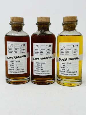 X Series Y6 - Q4 (100% "American Rums") - boxed 3 pack