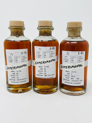 X Series Y7 - Q3 (100% "Unique Individuals" Whiskeys) - boxed 3 pack