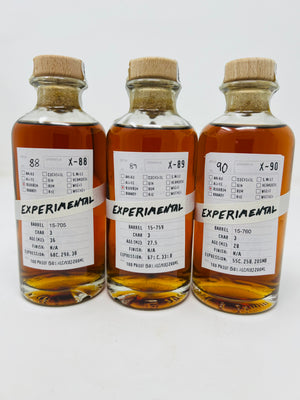 X Series Y8 - Q2 (Missouri Bourbon Whiskeys) - boxed 3 pack