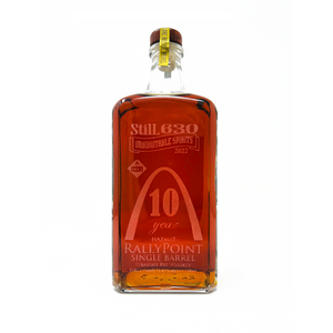 10 YEAR RallyPoint Straight Rye Whiskey 750mL