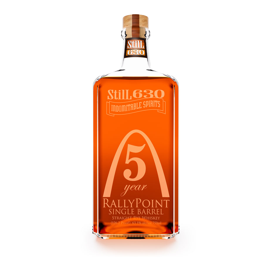 2023 5 YEAR RallyPoint Straight Rye Whiskey Batch VIII 750mL