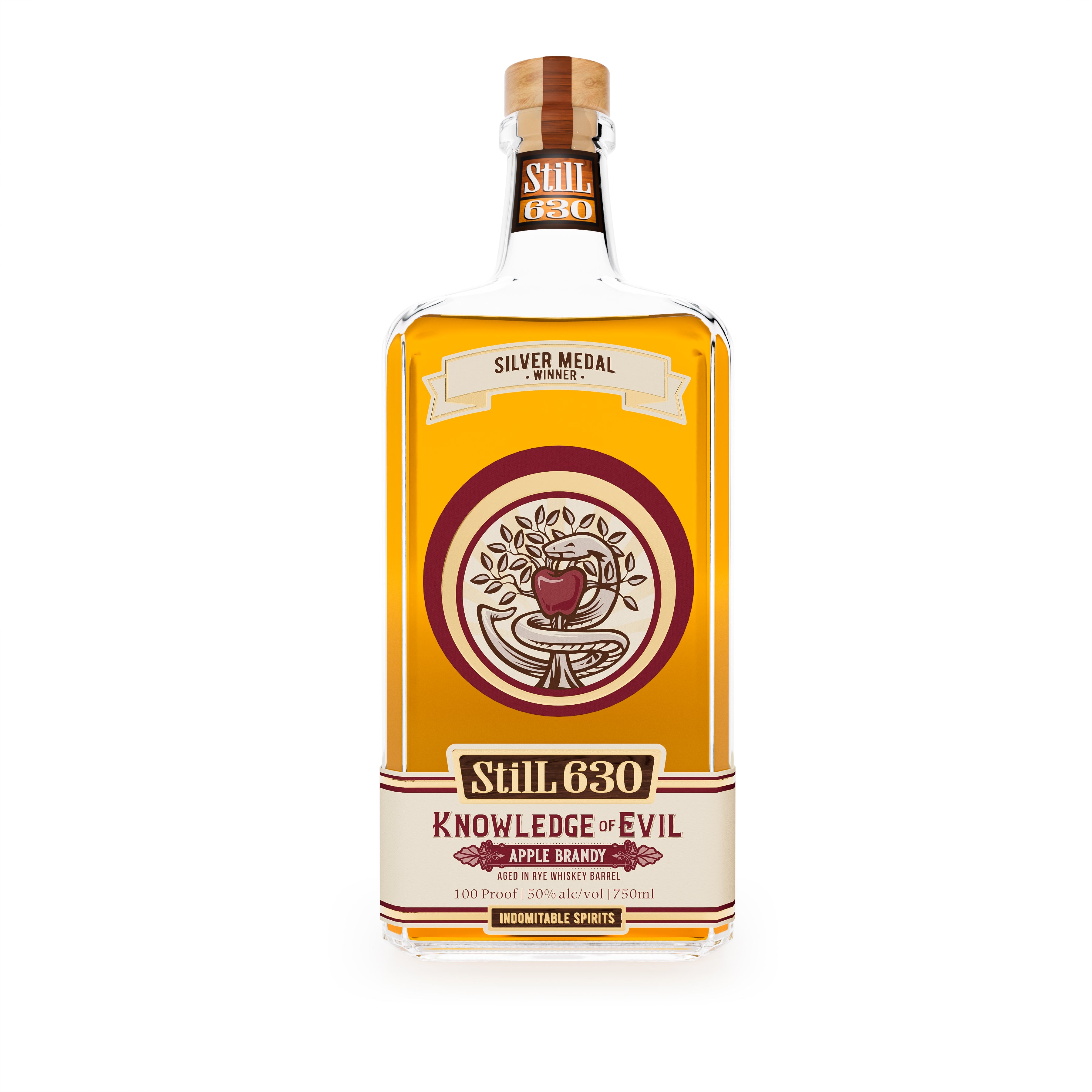 Knowledge of Evil Apple Brandy 750mL – Still 630